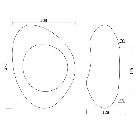 Aplique de pared Mabell