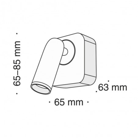 Aplique de pared Mirax III