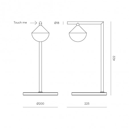 Lámpara de mesa LED Nino (7W)