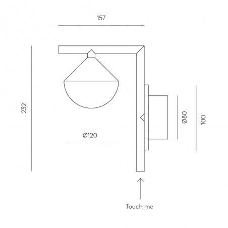 Aplique de pared LED Nino (7W)