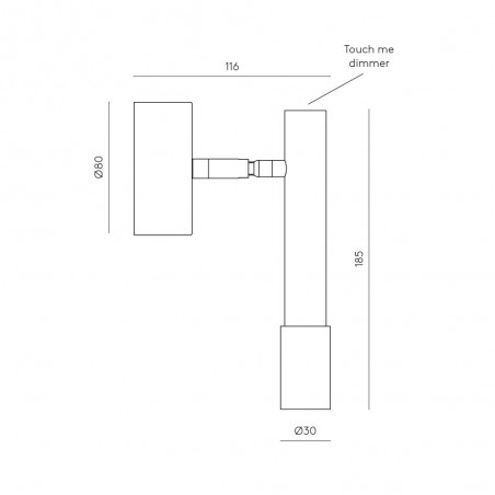 Aplique de pared LED Ycro (8W)
