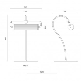 Lámpara de mesa LED Ison (6W)