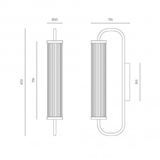 Aplique de pared LED Ison (6W)