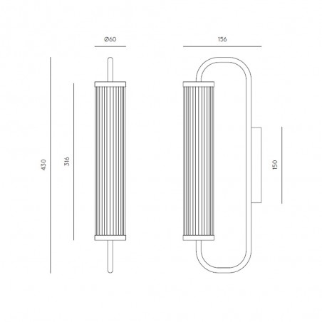 Aplique de pared LED Ison (6W)