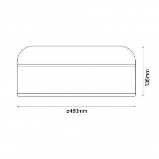 Ventilador Plafón LED Alan (38W)