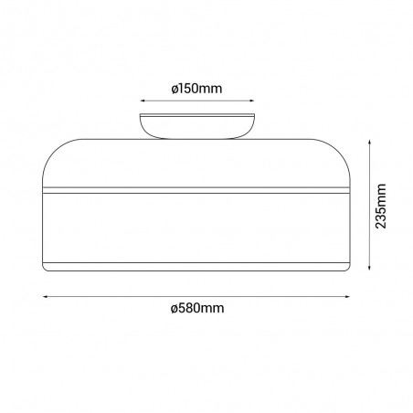 LED fan with air purifier Brisa CCT (36W)