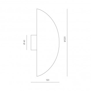 Aplique de pared LED Altun (12W)