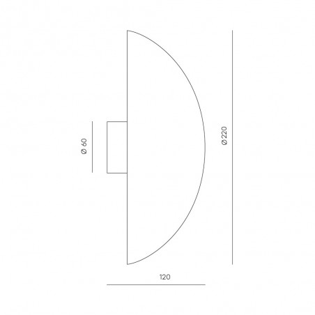 Aplique de pared LED Altun (12W)