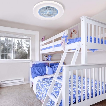 LED Flush Fan Kitale Dimmable (45W)