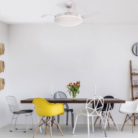 LED ceiling fan with speaker Maria CCT (36W)
