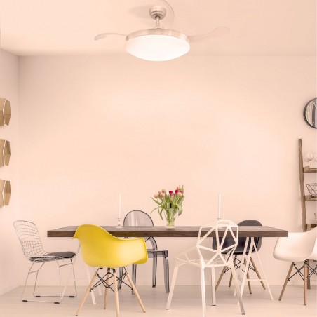 LED ceiling fan with speaker Maria CCT (36W)