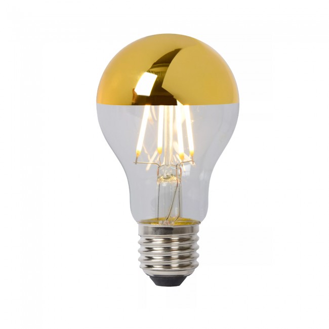LED bulb E27 mirror effect gold Spiegel A60 (5W)