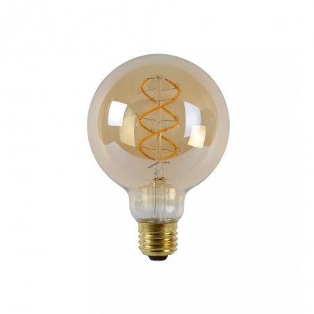 LED filament bulb E27 Amber G95 (5W)