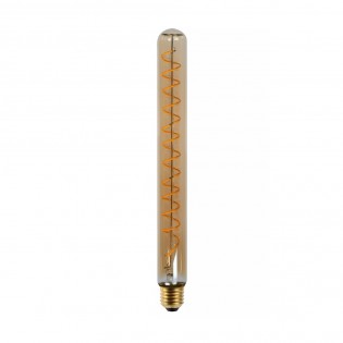 Bombilla tubular de filamentos LED E27 ámbar 30 (5W)