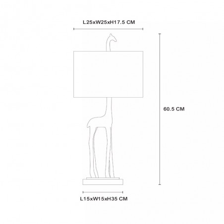 Table Lamp Miss Tall