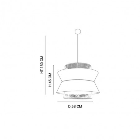 Ceiling Lamp Singapour XL
