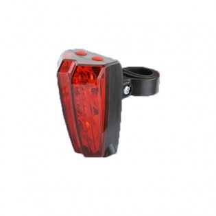 Led bicycle flashlight laser (back)