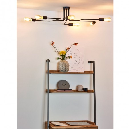 Plafón de techo Lester (6 luces)