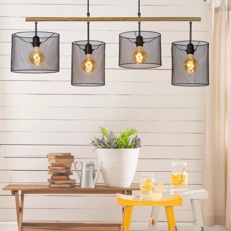 Ceiling Track Light Baskett (4 lights)